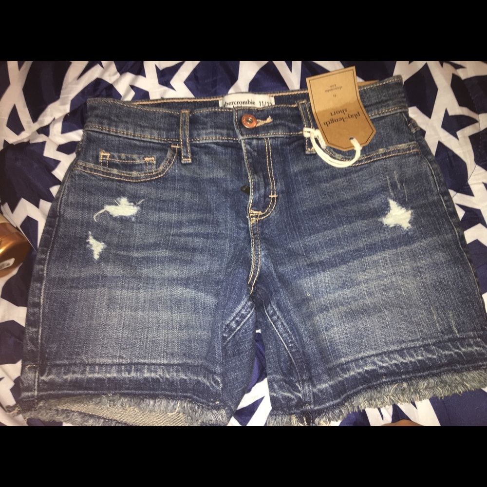 Abercrombie kids 11/12 girls shorts NWT